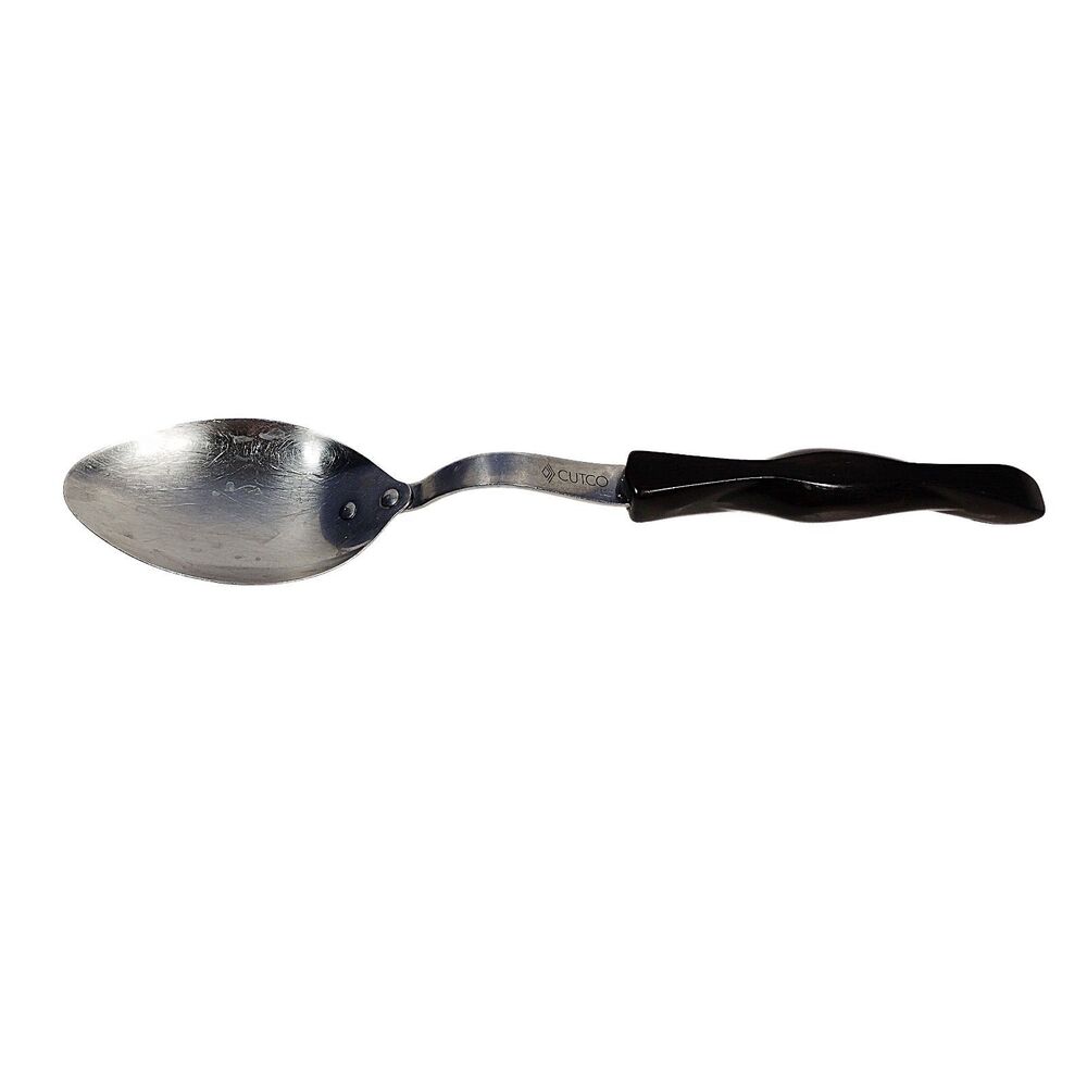 Cutco Mid Century Basting Serving Spoon Resin  Handle 12” Vintage Utensils